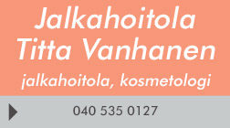 Jalkahoitola Titta Vanhanen logo